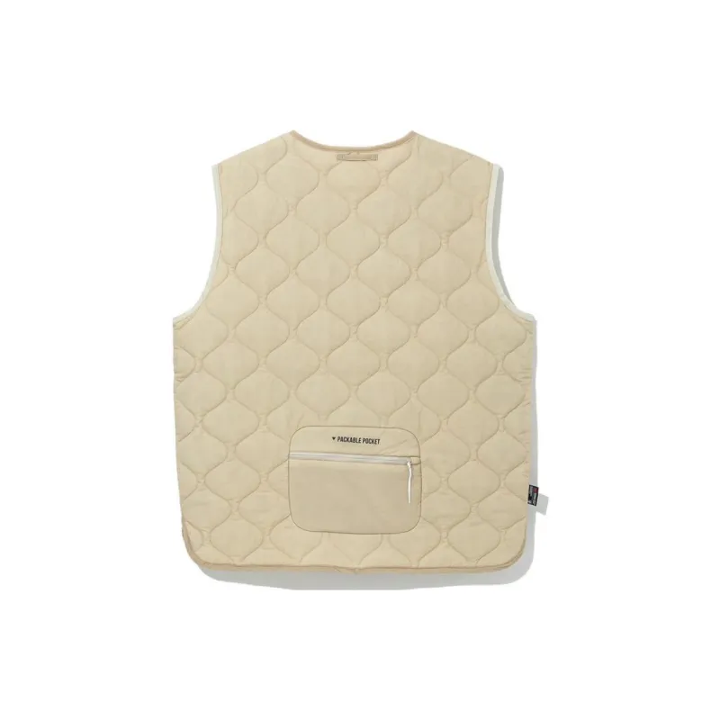 New Era Vests Men Beige-1