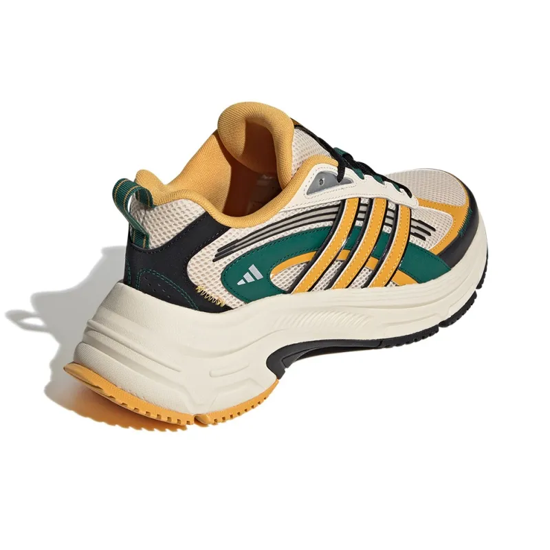 Adidas Anti Slip Wear Resistant Low Top Casual Running Shoes Unisex Brown Yellow Green-3