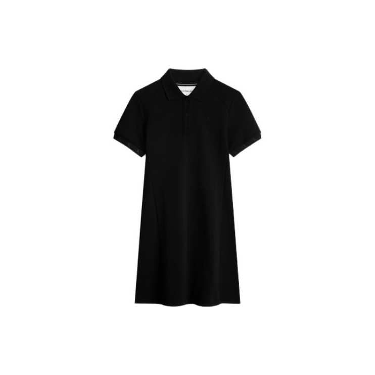 Calvin Klein Short-Sleeved Dresses Women's Midnight Black M Calvin Klein Short-Sleeved Dresses Women's Midnight Black M