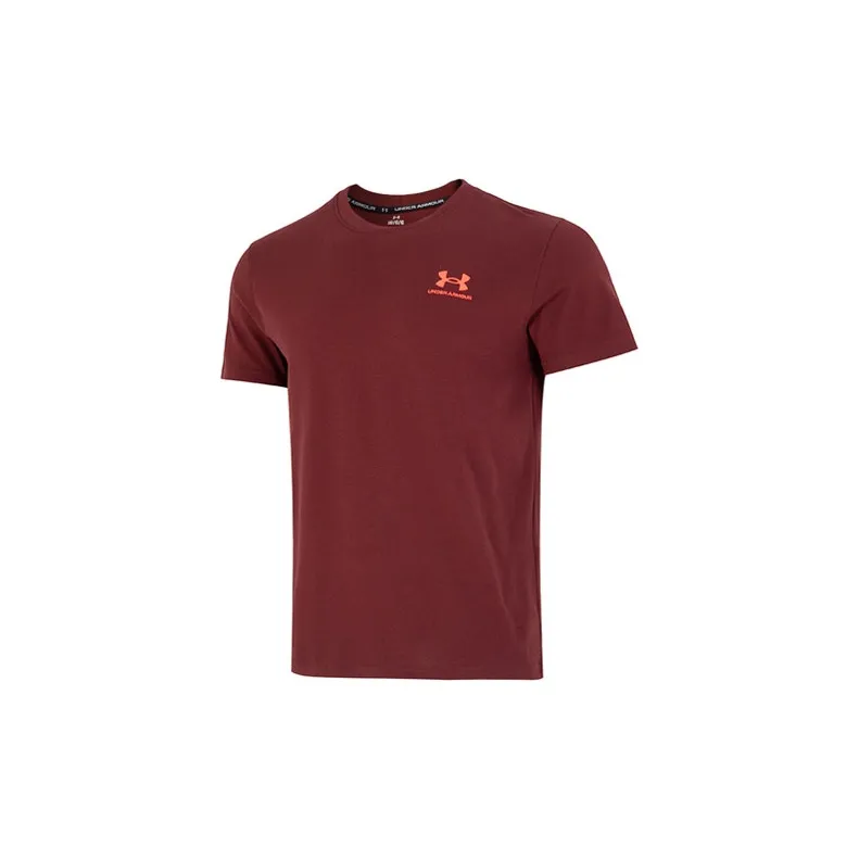 Under Armour T Shirt Men's Burgundy-0