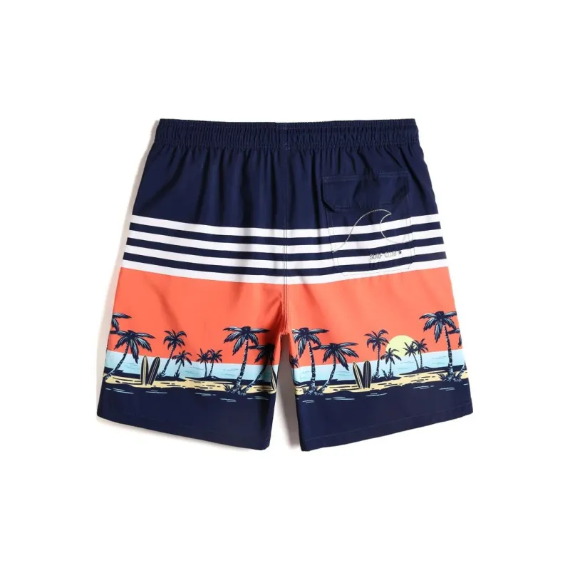 GAILANG Beach Shorts Men Sunset/Coast-1