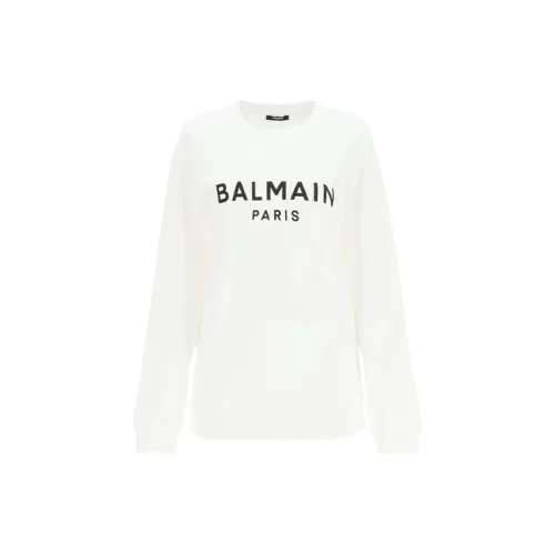 BALMAIN Sweatshirts Women's White