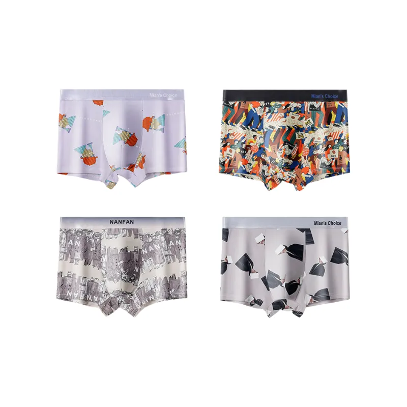 Lan Miao Underpants Men's 4 Pack-9