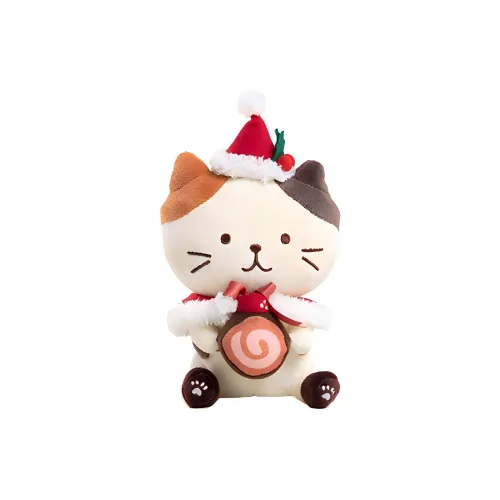 HAPINS 치즈 캣 아이보리 인형 플러시 돌 14cm 추천 신장 크리스마스 한정판