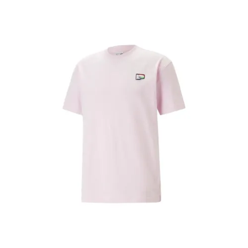 PUMA Downtown T-Shirts Unisex Light Pink