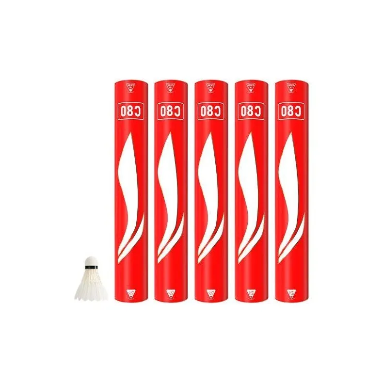 LiNing Duck Feather Shuttlecock 12 Pack CiGu Duck Feather Match Ball Shuttlecocks-7
