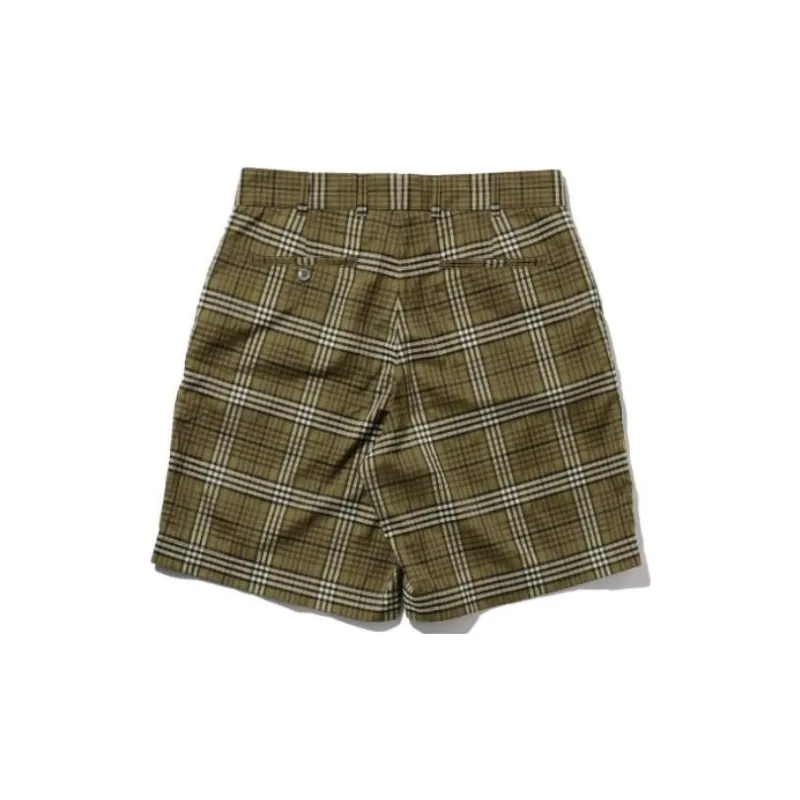 Beams Casual Shorts Men Olive Green-1