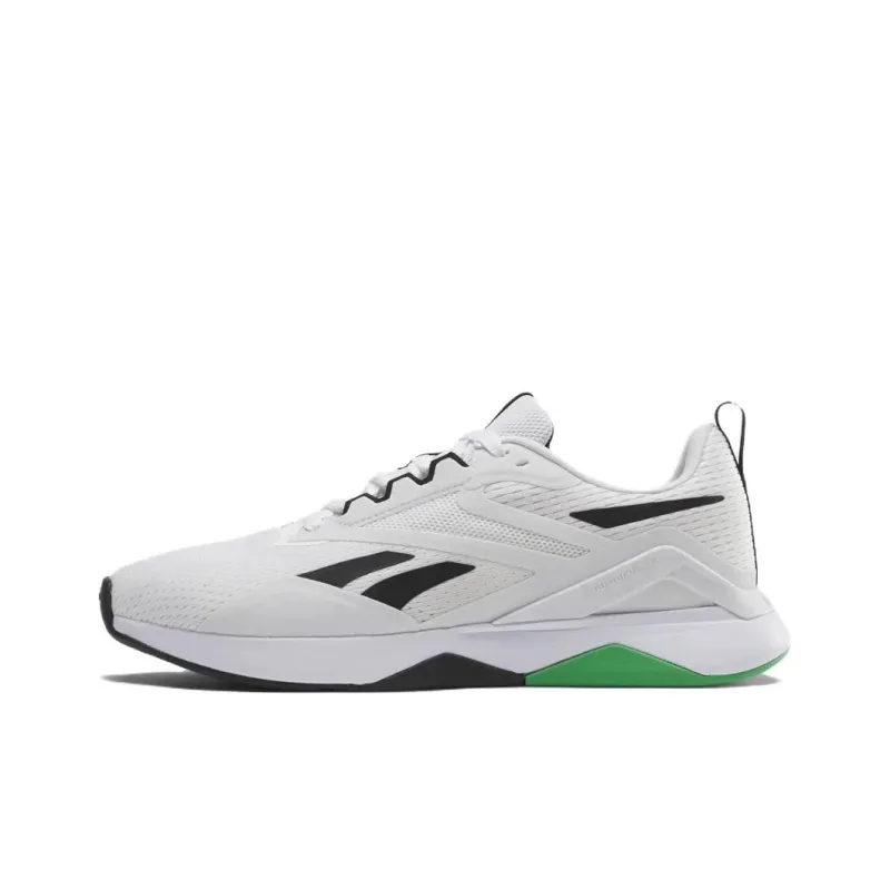 Reebok NANOFLEX TR 2 Anti Slip Wear Resistant Low Top Training Shoes Men's White-0