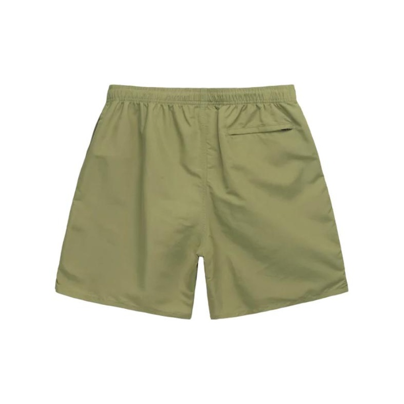 Stussy Curly S Water Short Green XL - POIZON Stussy Curly S Water Short Green XL - POIZON