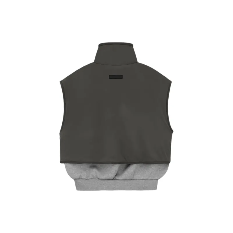 Fear Of God Essentials Nylon Fleece Mockneck Vest-1