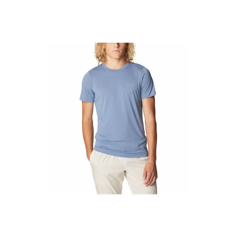 Columbia T-Shirts Men Turquoise Blue-1