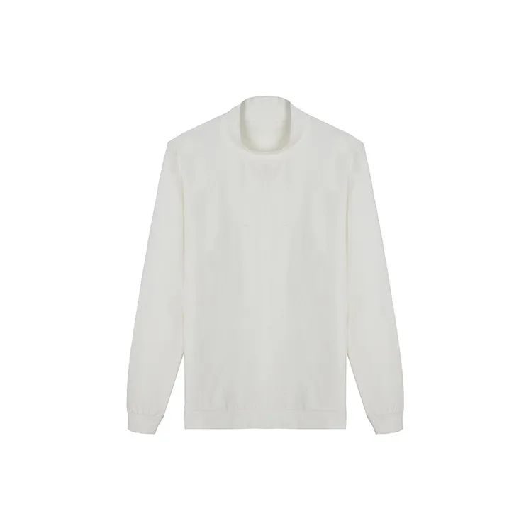 DAVID NAMAN FW22 Long Sleeved T Shirt Men's White-0