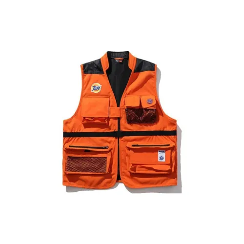 Tide X LINING Vests Men Orange