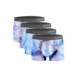 Dazzling Color Marble, Mountain Glacier Blue, Dazzling Color Water Ripple, Mountain Brown (4-2)