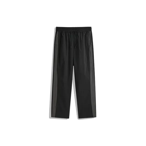 PEACEBIRD MEN Casual Pants Men Black Loose Fit