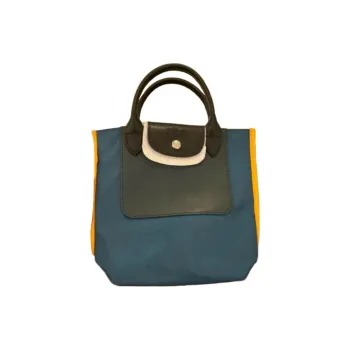 LONGCHAMP Le Pliage Re-play Canvas Tote Bag Shopping Bag Shoulder Bag Handbag Extra Small Women's Peacock