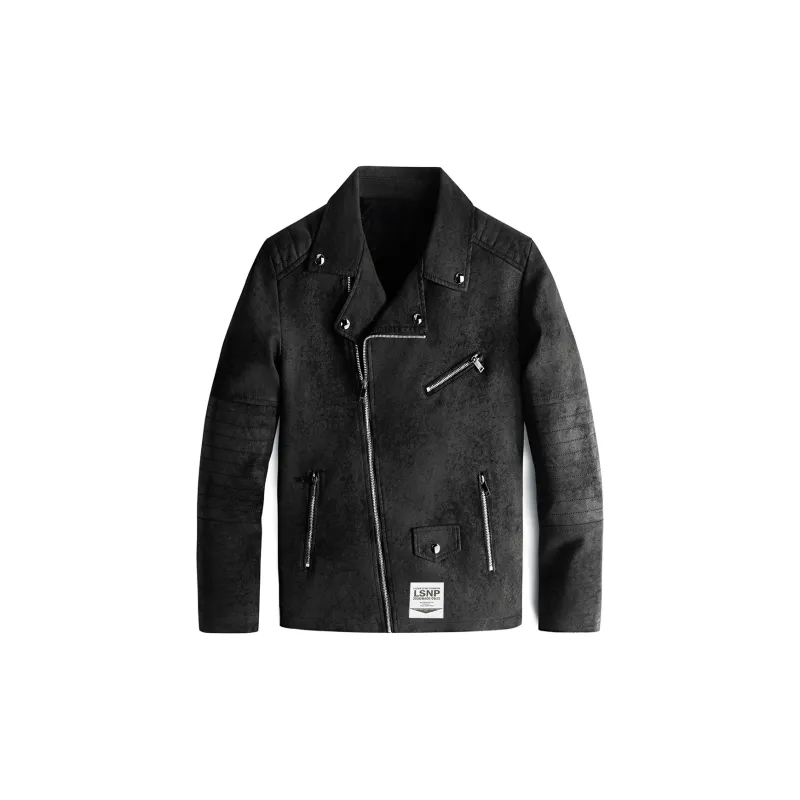 LISENPOK Leather Jackets Unisex-1