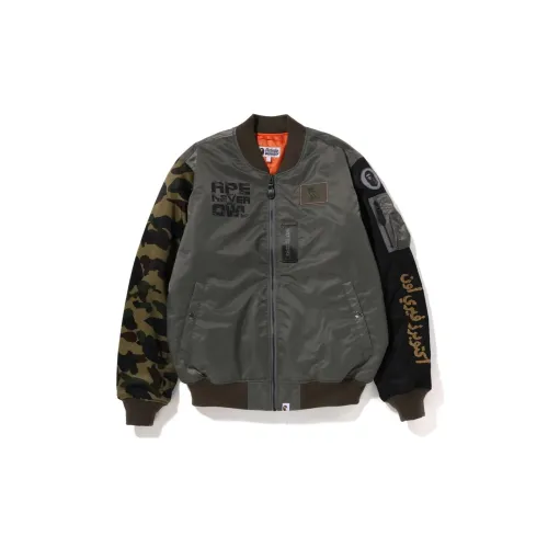 BAPE X OVO Loose Fit MA-1 Jacket 