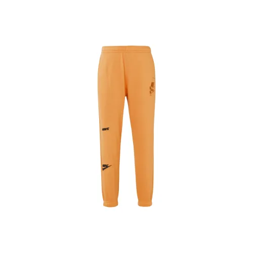 Nike Casual Pants Men Orange