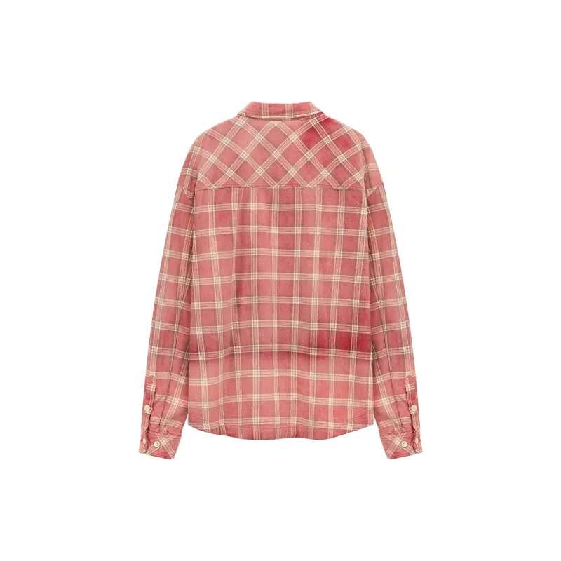 NO ONE ELSE Shirts Women's Red Plaid-1