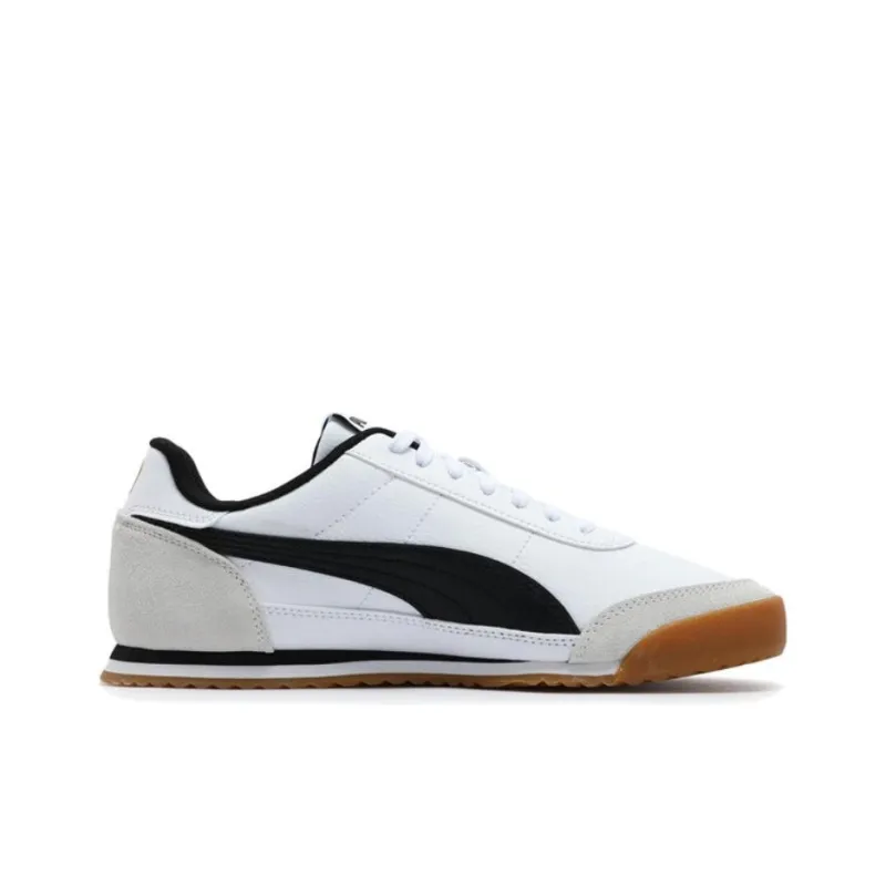 PUMA Turino Anti Slip Wear Resistant Low Top Casual Shoes Unisex White Black-1