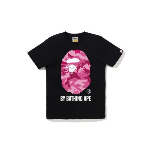 BAPE Women's Woodland Camo By Bathing Ape Tee Black