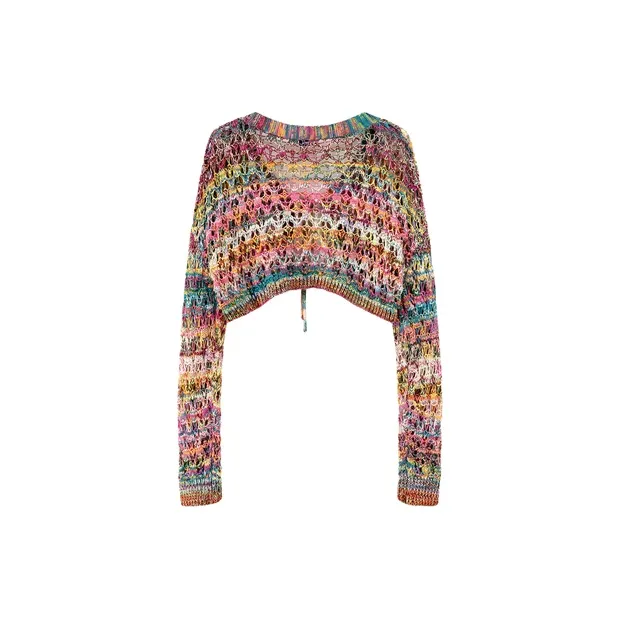 CHUU Knitwear Women's Rainbow Stripes-1