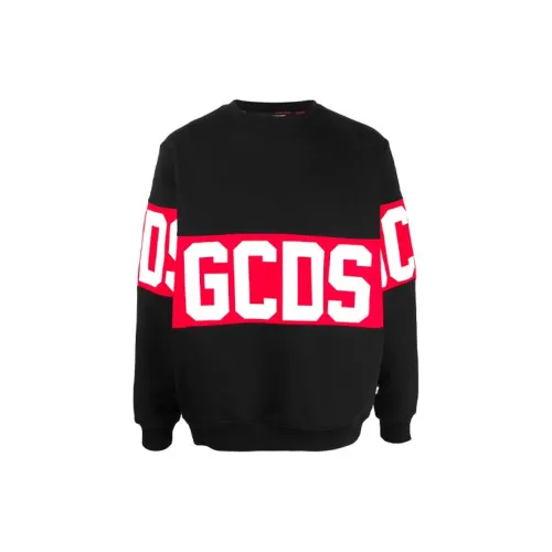 GCDS Sweatshirts Men Black/Red