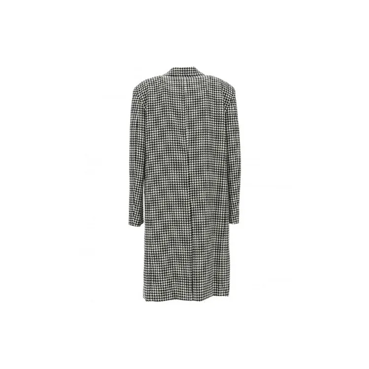 Alexander McQueen Houndstooth Single-Breasted Coat-1