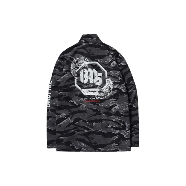 LiNing Jackets Men Standard Black Camouflage-1