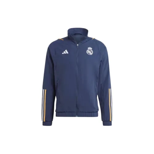 Adidas Real Madrid Jackets Men Ink Blue