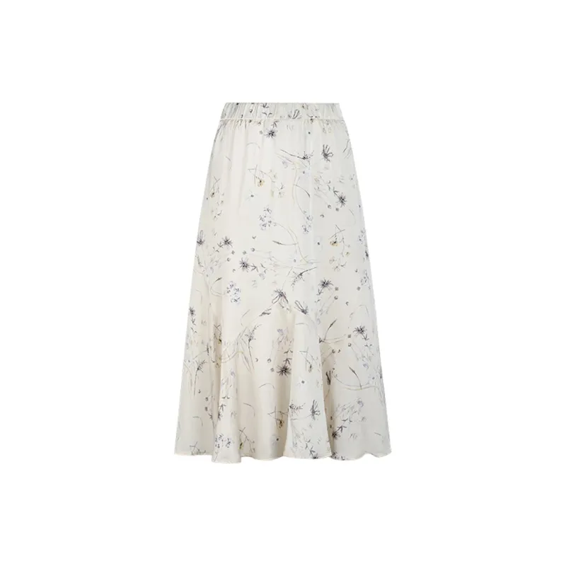 THE SEA LIFE Casual Long Skirt Women's Ice Cream-1