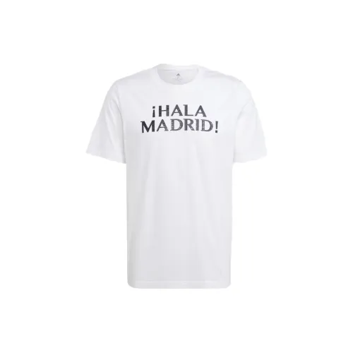 Adidas Real Madrid T-Shirts Men White