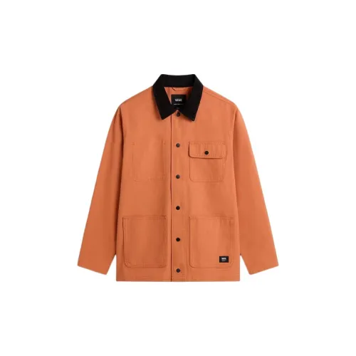 Vans Drill Chore Coat Jacket Men Orange Red