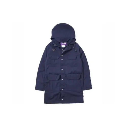 THE NORTH FACE PURPLE LABEL Trench Coats Unisex Navy Blue