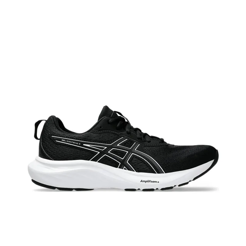 Asics Gel Contend 9 Wide 'Black White' Women's-1