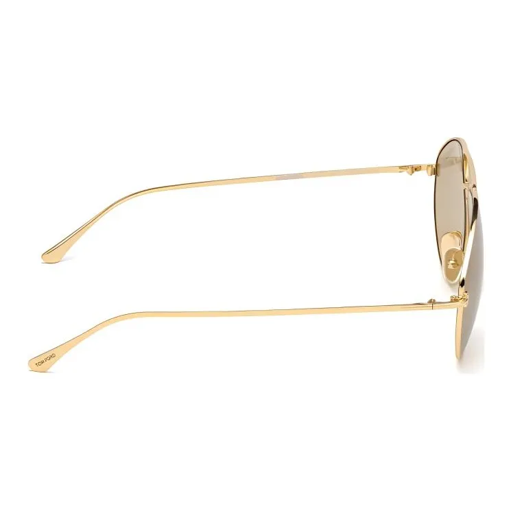 TOM FORD Metal Aviator Sunglasses Men's Gold-6