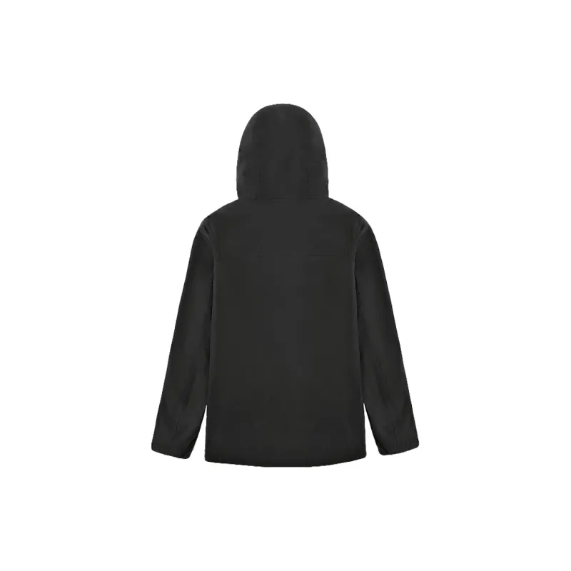CAMEL All-weather Mountain Versatile Hiking Outdoor Hiking Waterproof And Windproof Windbreaker Jacket Unisex Black-1