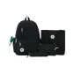 Black Four-Piece Set with Charm
