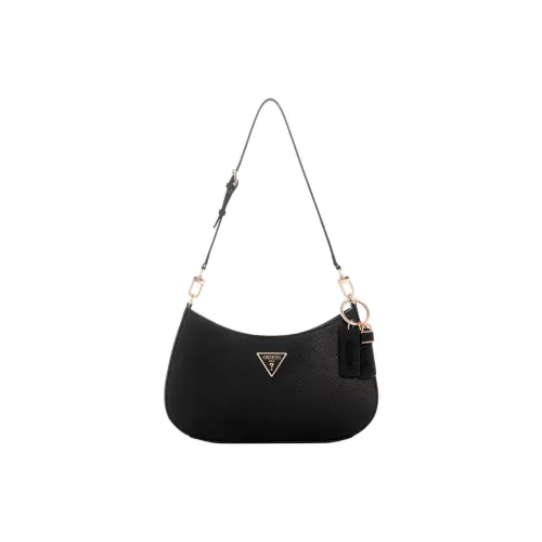 GUESS Artificial Leather Handbag Shoulder Bag Regular Women's Black
