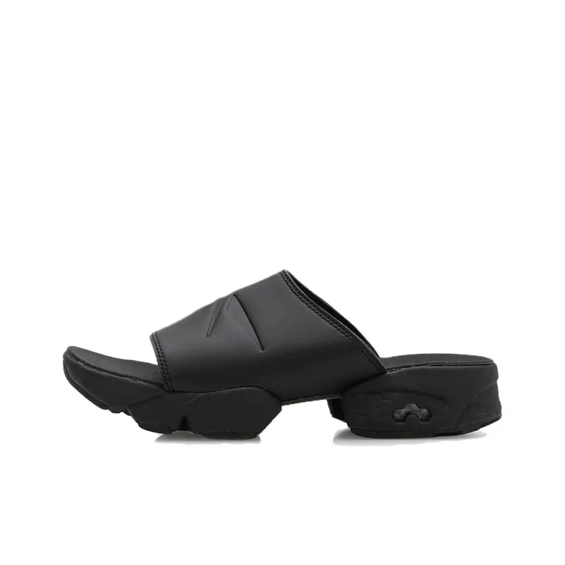 Reebok Fury Slide Slip Resistant Abrasion Resistant Slide Slippers Women's Black-0