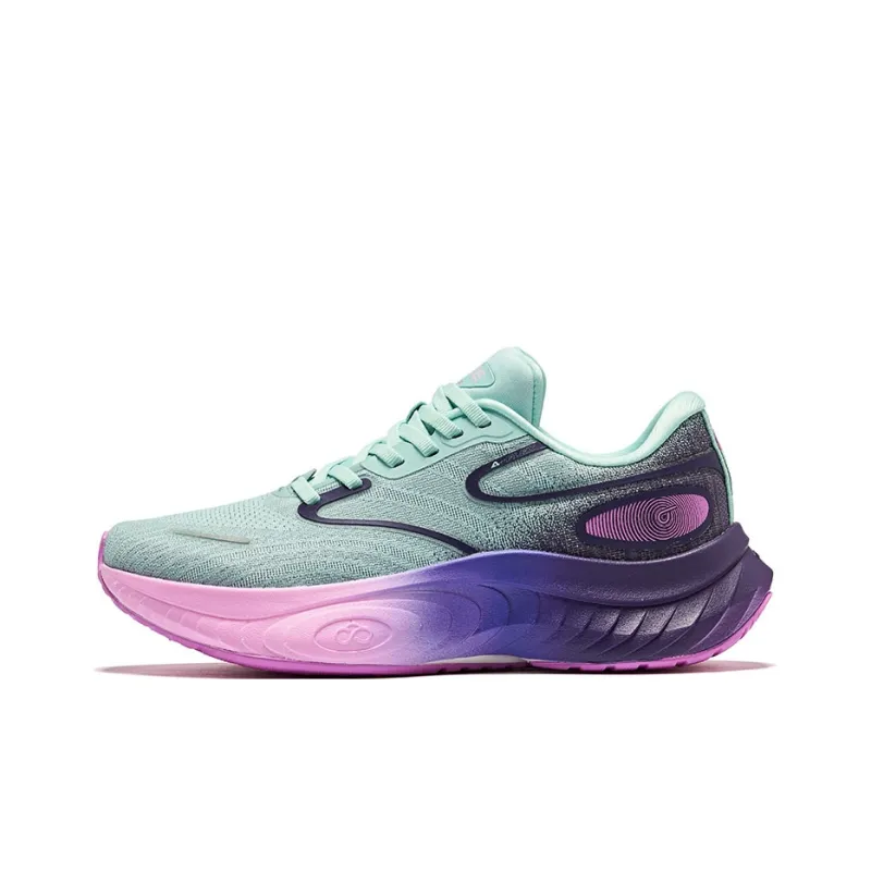 Erke Cushioning Low-Top Running Shoes Women's Azure Night Purple-0