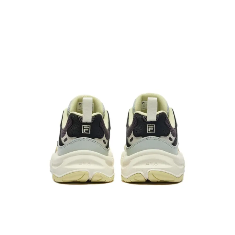 FILA KIDS BOA Anti Slip Wear Resistant Low Top Kids' Running Shoes White Green Kids'-3