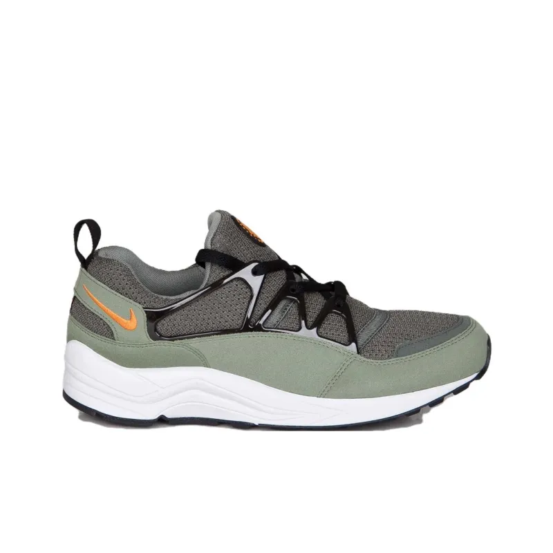 Nike Air Huarache Cushioning, Slip Resistant, And Abrasion Resistant Low Top Casual Running Shoes Men's Gray Green-1