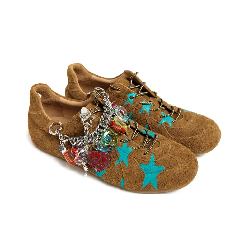 CONP Low Top Casual Shoes Unisex Brown-2