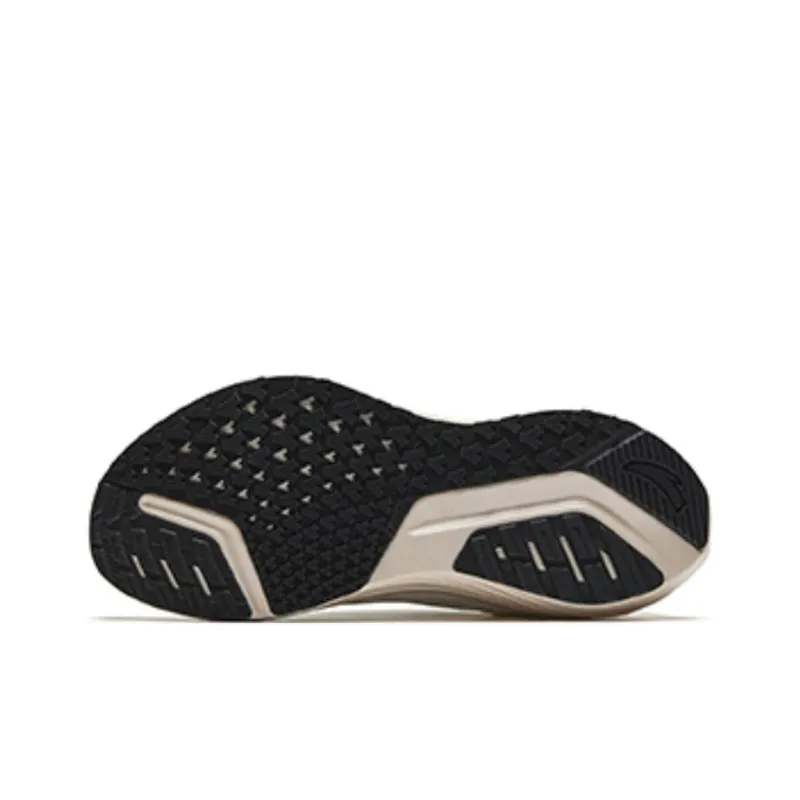 Anta Cloud Journey Anti Slip Wear Resistant Low Top Casual Running Shoes Women's White Brown-4