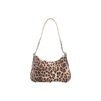 MOSCHINO Logo Lettering Zipped Shoulder Bag