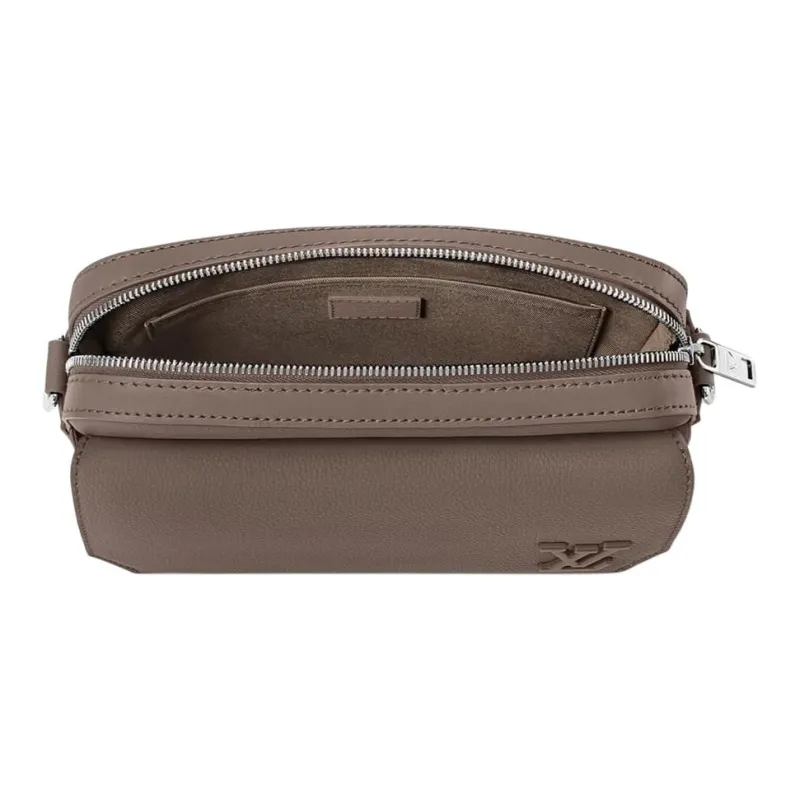 LOUIS VUITTON Cow Leather Messenger Bag, Crossbody Bag, Shoulder Bag Men's Elephant Gray-1