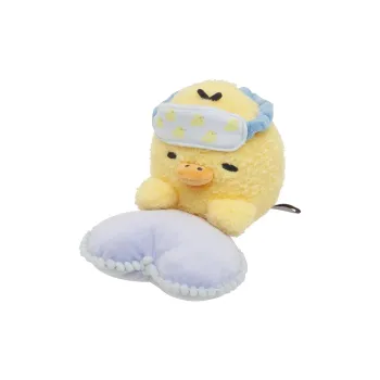 SAN X Rilakkuma Dream Collection, Eye Mask Chick Plush Toy Dolls Plush Doll 13cm High