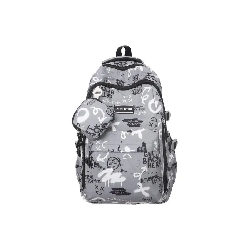 BAODIDAISHU Nylon Backpack Regular Unisex Multicolor-0